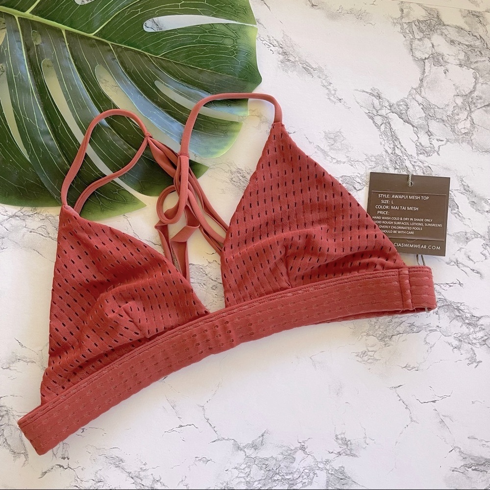 acacia swimwear Awapui Mesh in Mai Tai size Large